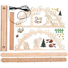 Handicraft Set - Candle Arch - Forest - 39x20 cm / 15.4x7.9 inch