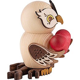 Smoker - Owl with Heart - 15 cm / 5.9 inch