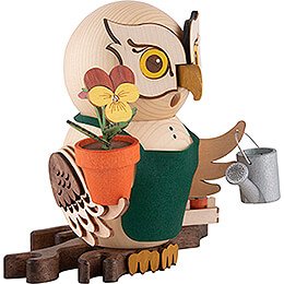 Smoker - Owl Gardener - 15 cm / 5.9 inch