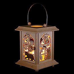 Lantern Christmas with Cats - 24 cm / 9.4 inch