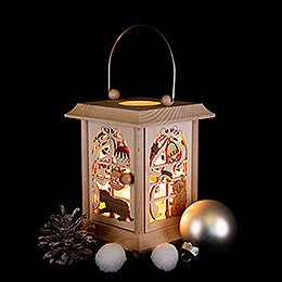 Lantern Christmas with Cats - 24 cm / 9.4 inch