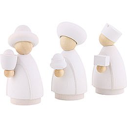 The Three Wise Men White/Natural - Small - 7 cm / 2.8 inch