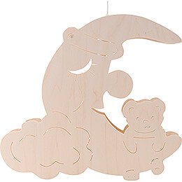 Window Picture - Moon with Bear - 32 cm / 12.6 inch
