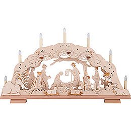 Double Candle Arch - Holy Family - 62x36cm/24x14 inch