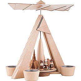 1-Tier Pyramid - Carolers Seiffen Natural - 29 cm / 11.2 inch