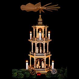 3-stöckige Pyramide Christi Geburt - 67 cm