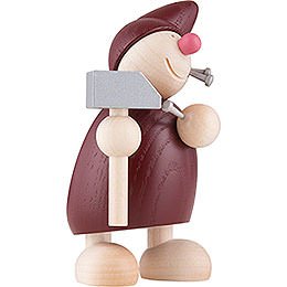 Wight with Hammer and Nails - Red - 10,5 cm / 4 inch