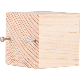 Cube with 2 Nails - 4 cm - 1.5 inch