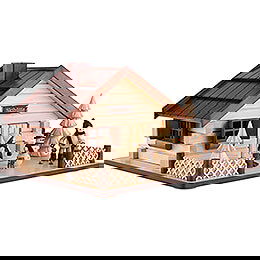 Lichterhaus Winterkinder - 13,5 cm