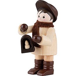 Thiel Figurine - Man with Mining Lamp - natural  - 5,5 cm / 2.2 inch