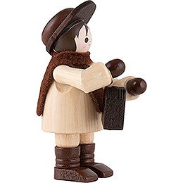 Thiel Figurine - Man with Mining Lamp - natural  - 5,5 cm / 2.2 inch