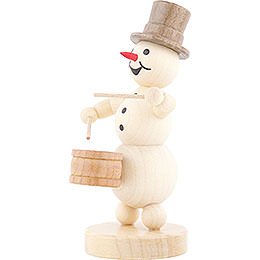 Snowman Musician Drummer - 12 cm / 4.7 inch