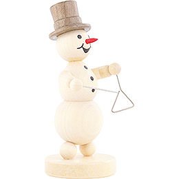 Snowman Musician Triangle - 12 cm / 4.7 inch