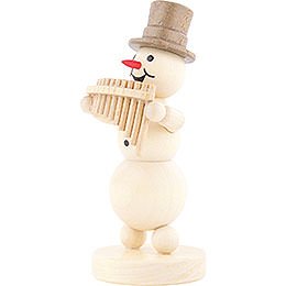 Snowman Musician Panpipes - 12 cm / 4.7 inch
