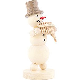 Snowman Musician Panpipes - 12 cm / 4.7 inch
