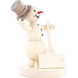 Snowman with Shovel - 12 cm / 4.7 inch