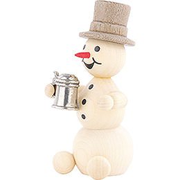 Snowman with Stein - 8 cm / 3.1 inch