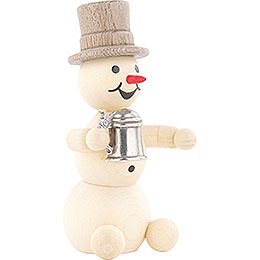 Snowman with Stein - 8 cm / 3.1 inch