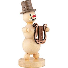 Snowman Musician Lyra - 12 cm / 4.7 inch