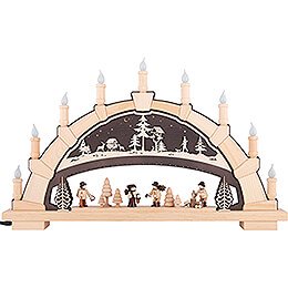 Candle Arch - Forest with Forest People - 66x40 cm / 26x15.7 inch