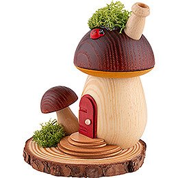 Smoker - Mushroom Hut - 13 cm / 5.1 inch