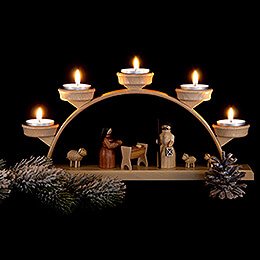Candle Arch - Nativity Figurines - 32,5x16 cm / 12.8x6.3 inch