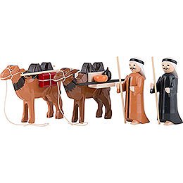 Camel Herder, Set of Four, Colored - 7 cm / 2.8 inch