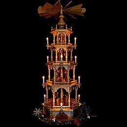 4-stöckige Pyramide Christi Geburt - 140 cm
