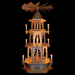 3-Tier Pyramid - Forest Theme without Figurines - 105 cm / 41.3 inch