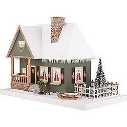 Lighted House Old Forester's Lodge - 25 cm / 9.8 inch