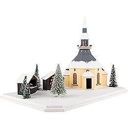 Lighted House Seiffen Christmas - 34 cm / 13.4 inch