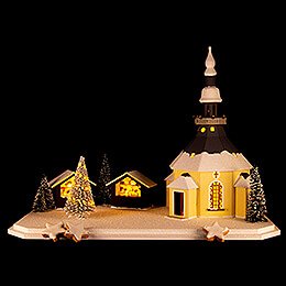 Lighted House Seiffen Christmas - 34 cm / 13.4 inch