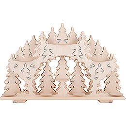 Collector Candle Arch for Shelf Sitting Smokers - without Figurines - 70x46 cm / 27.6x18.1 inch