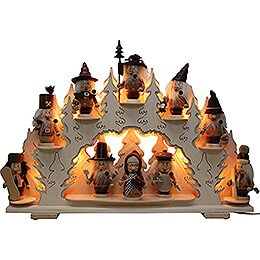 Collector Candle Arch for Mini-Gnomes - without Figurines - 70x46 cm / 27.6x18.1 inch