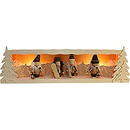 Stand for Collector Candle Arch Mini-Gnomes - without Figurines - 80x23 cm / 31.5x9.1 inch