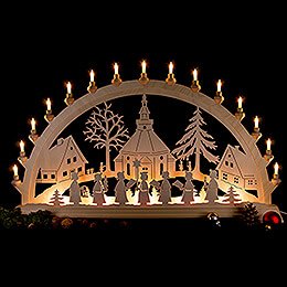 Candle Arch - Seiffen Church - 100x54 cm / 39.4x21.3 inch