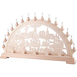 Candle Arch - Christmas Market - 89x49 cm / 35x19.3 inch