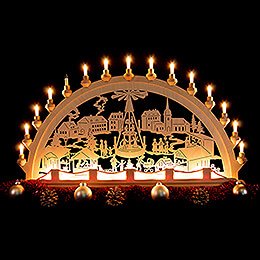 Candle Arch - Christmas Market - 89x49 cm / 35x19.3 inch