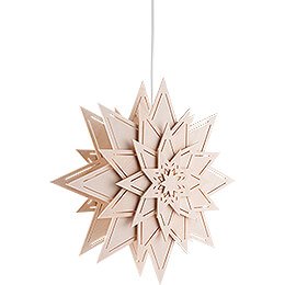 Fensterbild Stern mit Lichtschlitzen - Blume - 30 cm
