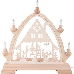 Pointed Arch - Forest House - 42x42,5 cm / 16.5x16.7 inch