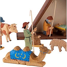 Nativity Set of 16 Pieces, Colored - 14,5 cm / 5.7 inch