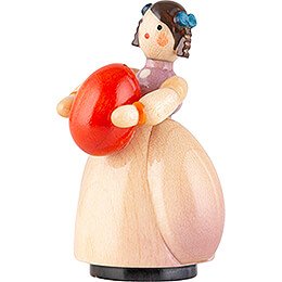 Schaarschmidt Girl with Egg red - 4 cm / 1.6 inch