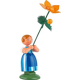 Meadow Flower Girl with Kingcup - 11 cm / 4.3 inch