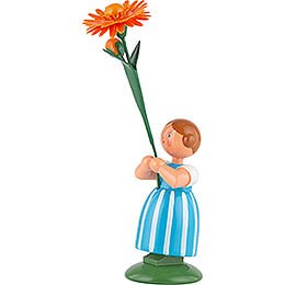 Meadow Flower Girl with Marigold - 11 cm / 4.3 inch