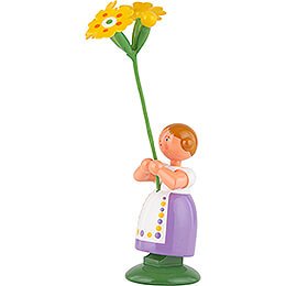 Meadow Flower Girl with Cowslip - 11 cm / 4.3 inch