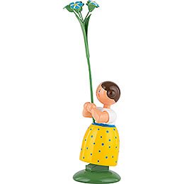 Meadow Flower Girl with Forget-Me-Not - 11 cm / 4.3 inch