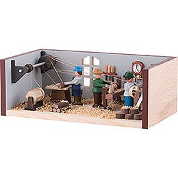 Miniature Room - Turner's Workshop - 4 cm / 1.6 inch