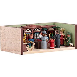Miniaturstübchen Spielzeugladen - 4 cm