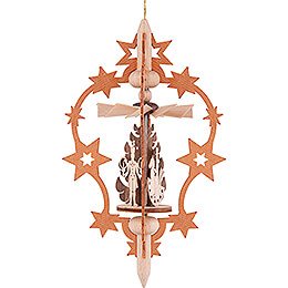 Tree Ornament - Star - Miner, Angel and Horse Rider - 15,5 cm / 6.1 inch
