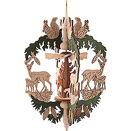Tree Ornament - Deer with Fawn - 15,5 cm / 6.1 inch